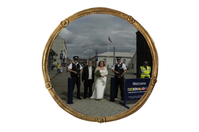 Jackie-218.jpg - SHOTGUN WEDDING?  THE HARD, PORTSMOUTH HARBOUR - 2008