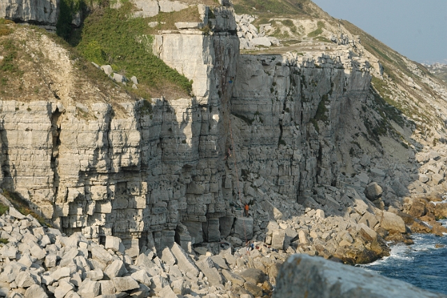 a-1693.JPG - PORTLAND, DORSET - NOTE CLIMBERS!